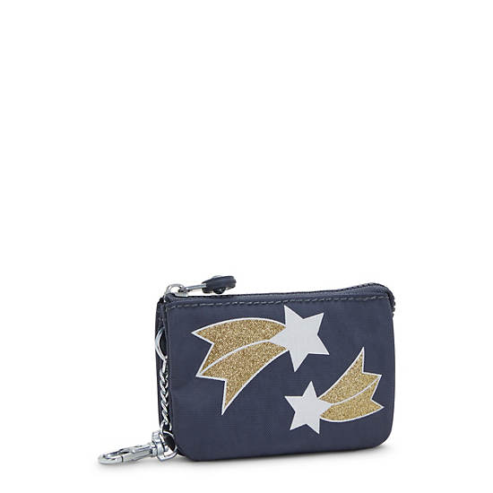 Sacs Kipling Creativity Mini Pouch Keychain Bleu | FR 1113EB